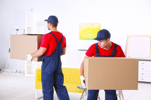 Man With Van Sutton team preparing for a safe move