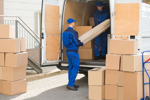 Office removal team preparing a business move in Sutton