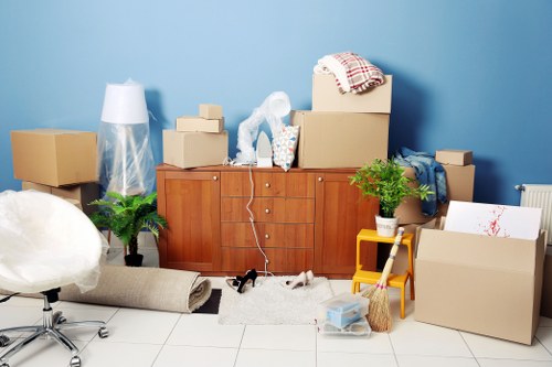 Packing and unpacking service for a Sutton home move
