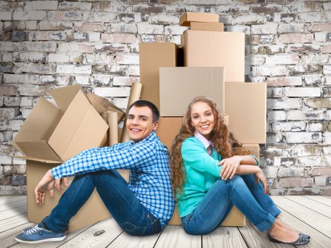 Careful loading of household items for a local Sutton move
