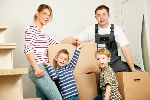 Preparing boxes and furniture for a Sutton man and van move