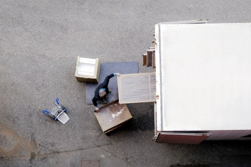Commercial items being transported by man with van in Sutton
