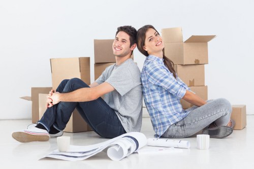 Moving team helping with a Sutton home removal