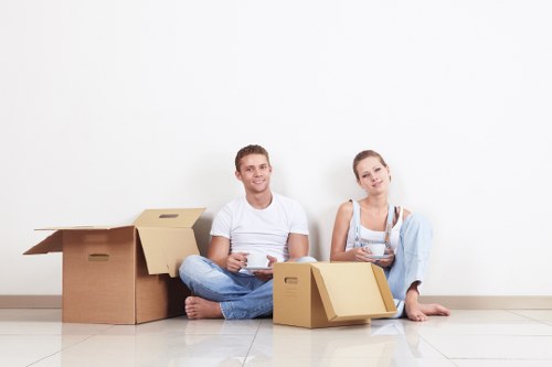 Furniture loading and transport for Sutton removals