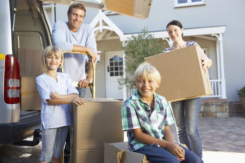 Careful handling of household items during transport