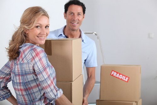 Flat move in Sutton with boxes and careful access planning