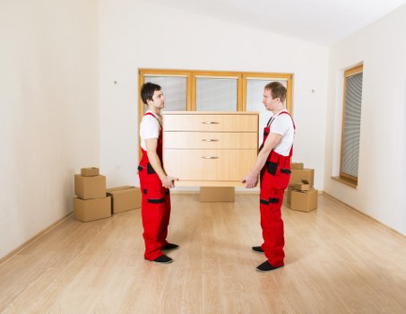 Local team collecting furniture in Sutton